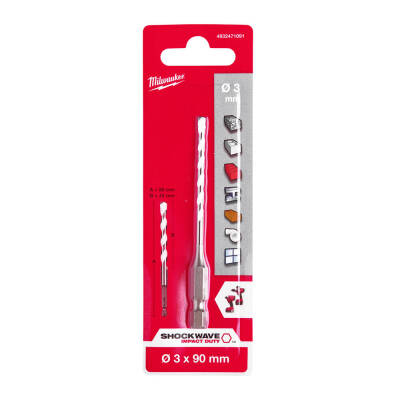 Milwaukee Multi Material Çok Amaçlı Matkap Ucu 3 x 90 mm 4932471091 - 1