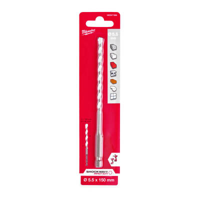 Milwaukee Multi Material Çok Amaçlı Matkap Ucu 5,5 x 150 mm 4932471095 - 1