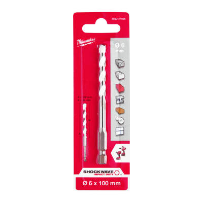 Milwaukee Multi Material Çok Amaçlı Matkap Ucu 6 x 100 mm 4932471096 - 1