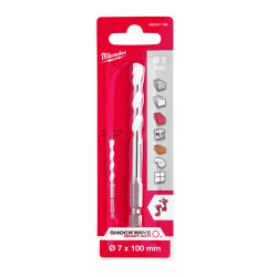 Milwaukee Multi Material Çok Amaçlı Matkap Ucu 7 x 100 mm 4932471103 - Milwaukee