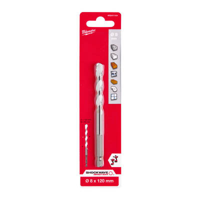 Milwaukee Multi Material Çok Amaçlı Matkap Ucu 8 x 120 mm 4932471104 - 1