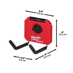 Milwaukee PACKOUT Küçük Düz Duvar Kancası 7 kg 4932480704 - 2