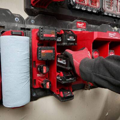 Milwaukee PACKOUT M18 Akü Askısı 4'lü 4932480709 - 2