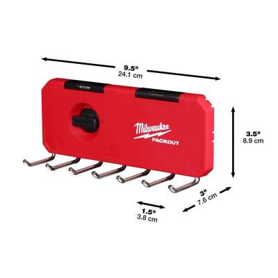 Milwaukee PACKOUT Sıralı Küçük Kanca Dizisi 9 kg 4932493384 - 2