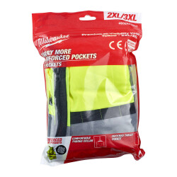 Milwaukee Premium Reflektörlü İkaz Yeleği Sarı 2XL/3XL 4932471897 - 2