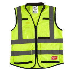 Milwaukee Premium Reflektörlü İkaz Yeleği Sarı S/M 4932471895 - Milwaukee
