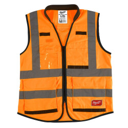 Milwaukee Premium Reflektörlü İkaz Yeleği Turuncu 2XL/3XL 4932471900 - Milwaukee