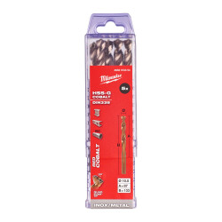 Milwaukee RED Kobalt HSS-G Co Metal Matkap Ucu 10,0 x 133 mm 5'li 4932373354 - Milwaukee
