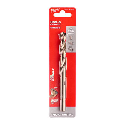 Milwaukee RED Kobalt HSS-G Co Metal Matkap Ucu 11,5 x 142 mm 4932363283 - 1
