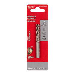 Milwaukee RED Kobalt HSS-G Co Metal Matkap Ucu 3,5 x 70 mm 2'li 4932363256 - 3