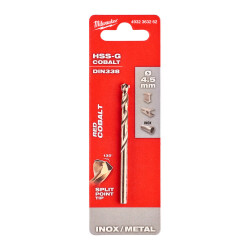 Milwaukee RED Kobalt HSS-G Co Metal Matkap Ucu 4,5 x 80 mm 4932363262 - Milwaukee