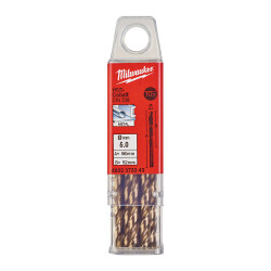 Milwaukee RED Kobalt HSS-G Co Metal Matkap Ucu 5,0 x 86 mm 10'lu 4932373343 - 2