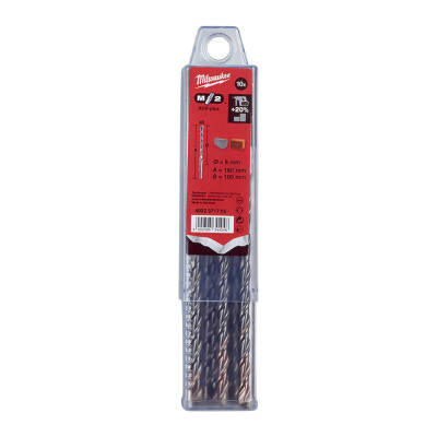 Milwaukee SDS-Plus M2 Beton Matkap Ucu 6 x 160 mm 10'lu 4932371705 - 1