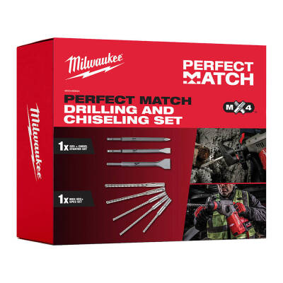 Milwaukee SDS-Plus MX4 Perfect Match Beton Matkap Ucu Seti 4932492654 - 1
