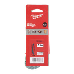 Milwaukee Şerit Eğe Zımparası 10 x 330 mm 60 Kum 10'lu 4932492874 - Milwaukee