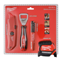 Milwaukee Şerit Metre, Maket Bıçağı ve Marker Seti 4932480553 - Milwaukee