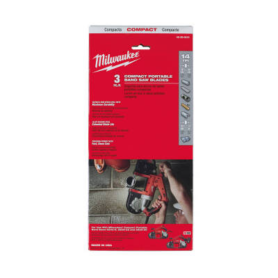 Milwaukee Şerit Testere Bıçağı 898,52 mm 14 TPI 3'lü 48390519 - 2