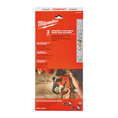 Milwaukee Şerit Testere Bıçağı 898,52 mm 18 TPI 3'lü 48390529 - 1