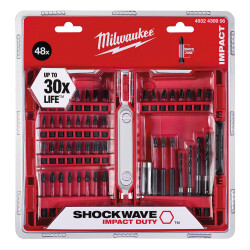 Milwaukee SHOCKWAVE Darbeli Bits Uç Seti 48 Parça 4932430906 - Milwaukee