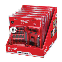 Milwaukee SHOCKWAVE Darbeli Bits Uç Seti 48 Parça 4932430906 - 2