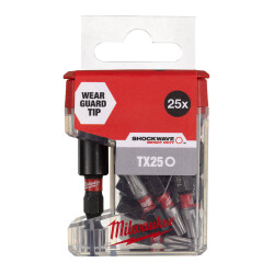 Milwaukee SHOCKWAVE Darbeli Bits Uç TX25 x 25 mm 25'li 4932479858 - Milwaukee