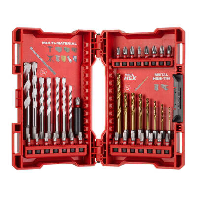 Milwaukee SHOCKWAVE Darbeli Bits ve Matkap Ucu Seti 39 Parça 4932479853 - 2