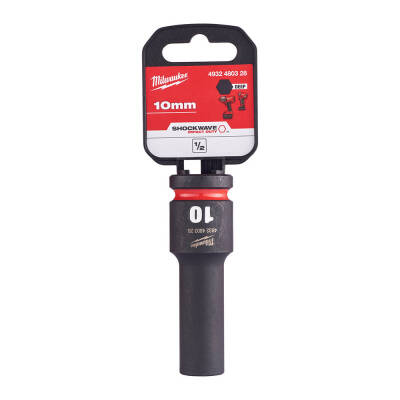 Milwaukee SHOCKWAVE Darbeli Lokma 1/2 inç 10 mm Derin 4932480328 - 2