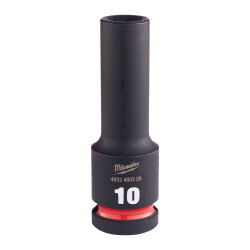 Milwaukee SHOCKWAVE Darbeli Lokma 1/2 inç 10 mm Derin 4932480328 - 3