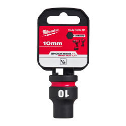 Milwaukee SHOCKWAVE Darbeli Lokma 1/2 inç 10 mm Kısa 4932480304 - Milwaukee