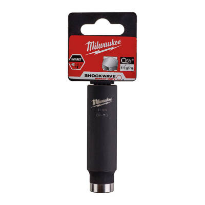 Milwaukee SHOCKWAVE Darbeli Lokma 1/2 inç 11 mm Kısa 4932352849 - 1