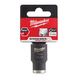 Milwaukee SHOCKWAVE Darbeli Lokma 1/2 inç 11 mm Kısa 4932478036 - Milwaukee