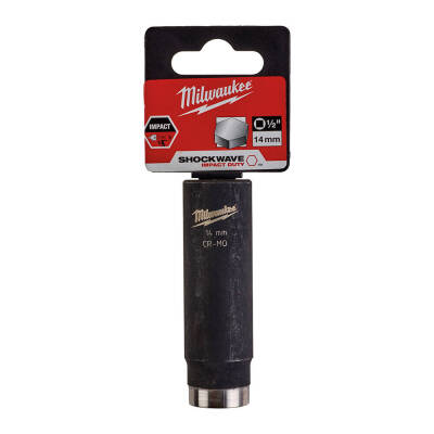 Milwaukee SHOCKWAVE Darbeli Lokma 1/2 inç 14 mm Kısa 4932352852 - 1