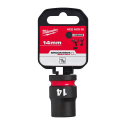 Milwaukee SHOCKWAVE Darbeli Lokma 1/2 inç 14 mm Kısa 4932480308 - Milwaukee