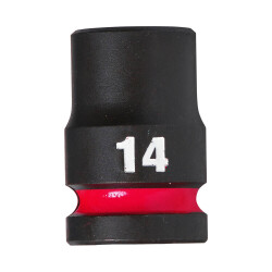 Milwaukee SHOCKWAVE Darbeli Lokma 1/2 inç 14 mm Kısa 4932480308 - 2