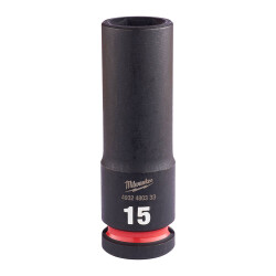 Milwaukee SHOCKWAVE Darbeli Lokma 1/2 inç 15 mm Derin 4932480333 - 2