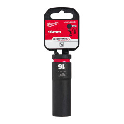 Milwaukee SHOCKWAVE Darbeli Lokma 1/2 inç 16 mm Derin 4932480334 - Milwaukee