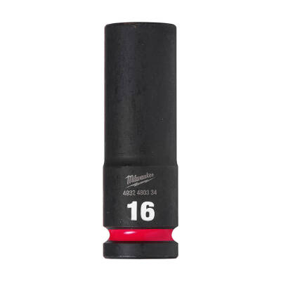 Milwaukee SHOCKWAVE Darbeli Lokma 1/2 inç 16 mm Derin 4932480334 - 2
