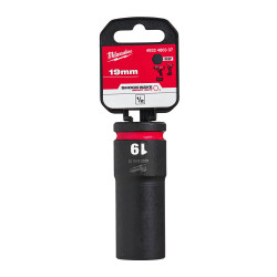 Milwaukee SHOCKWAVE Darbeli Lokma 1/2 inç 19 mm Derin 4932480337 - Milwaukee
