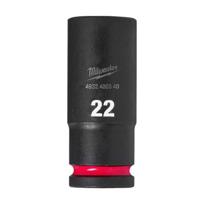 Milwaukee SHOCKWAVE Darbeli Lokma 1/2 inç 22 mm Derin 4932480340 - 1