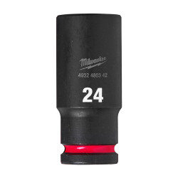 Milwaukee SHOCKWAVE Darbeli Lokma 1/2 inç 24 mm Derin 4932480342 - 2