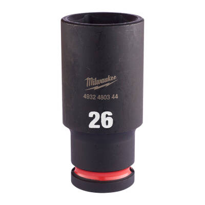 Milwaukee SHOCKWAVE Darbeli Lokma 1/2 inç 26 mm Derin 4932480344 - 1