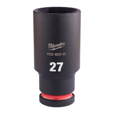 Milwaukee SHOCKWAVE Darbeli Lokma 1/2 inç 27 mm Derin 4932480345 - 2