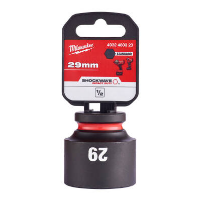 Milwaukee SHOCKWAVE Darbeli Lokma 1/2 inç 29 mm Kısa 4932480323 - 1