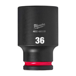 Milwaukee SHOCKWAVE Darbeli Lokma 1/2 inç 36 mm Derin 4932480351 - Milwaukee