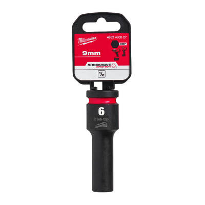Milwaukee SHOCKWAVE Darbeli Lokma 1/2 inç 9 mm Derin 4932480327 - 2