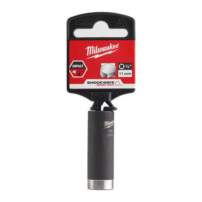 Milwaukee SHOCKWAVE Darbeli Lokma 1/4 inç 11 mm Derin 4932478005 - 1