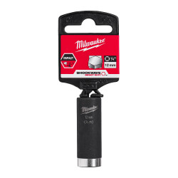 Milwaukee SHOCKWAVE Darbeli Lokma 1/4 inç 12 mm Derin 4932478006 - Milwaukee