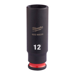 Milwaukee SHOCKWAVE Darbeli Lokma 1/4 inç 12 mm Derin 4932480261 - 2