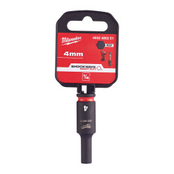 Milwaukee SHOCKWAVE Darbeli Lokma 1/4 inç 4 mm Derin 4932480251 - Milwaukee