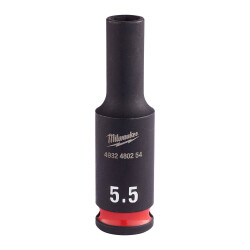 Milwaukee SHOCKWAVE Darbeli Lokma 1/4 inç 5,5 mm Derin 4932480254 - 2